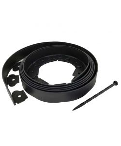 Verdemax Bordura Flessibile Ornamentale con 15 Picchetti - 5m x H5cm