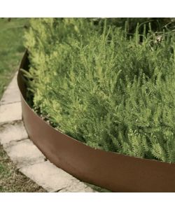 Bordo Flessibile in Acciaio Corten 15 cm x 5 m Color Ruggine