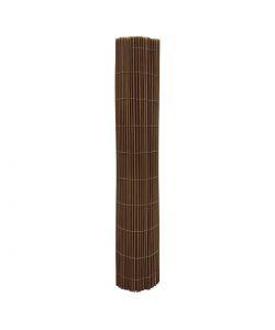 Verdemax Arella sintetica marrone 1x3 m PVC per giardini e terrazze