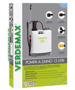 Verdemax Pompa Irroratrice a Zaino - Bianco - 12L