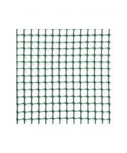 Verdemax Rete Protettiva 1 m Bianco a Maglia Quadra 10 mm per Giardino