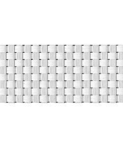 Verdemax Striscia Privacy 19x205 cm Bianco in PVC Anti UV per Recinzioni