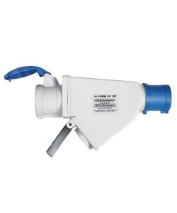 Fanton Adattatore Industriale - Blu - Spina CEE 16A 230V - 2 Prese