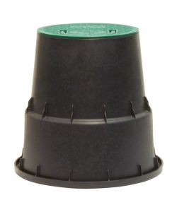 Pozzetto EZ-Open PZCM Coperchio 15 cm con maniglia Verde Nero