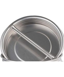 Fusto in acciaio Inox 5 l con base e rubinetto Sansone