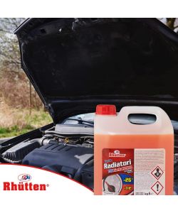 Rhutten Liquido Radiatori Ecobioflu Rosso - Protezione Antigelo - 5L