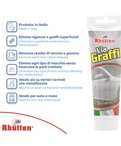 Pasta Abrasiva Via Graffi per Auto 150g - Elimina Rigature e Macchie