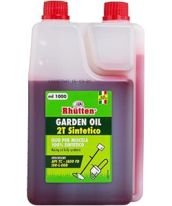 Olio Garden Rhutten 2T Sintetico con dosatore 1 L