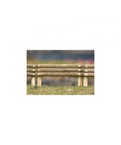 Bordura da Giardino in Legno Verde - 55x30 cm