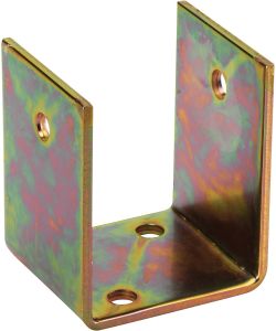 Alce Staffa ad U 2 Pz 90x110x80mm Spessore 5mm per Fissaggio e Supporto