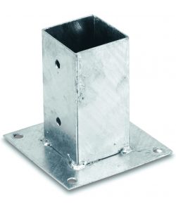 Alce Sostegno Palo 5x5cm Confezione 2pz da Pavimento - Supporto Robusto