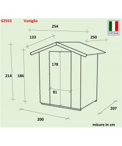 Casetta Vaniglia 200X207 Cm Psf Pefc