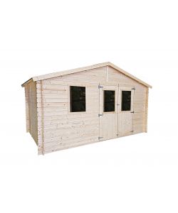 Michelle Casetta BH25 TW Legno Abete 396x249 cm PEFC Finestrata Nera