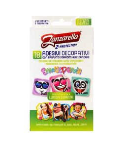 Adesivi antizanzara Zanzarella Stickers Teen 18 Pz