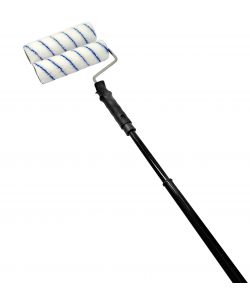 Nespoli Kit Pertica Telescopica con Rullo 22 cm e Ricambio Estensione 110-200 cm