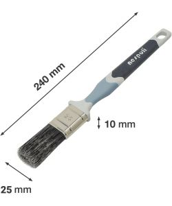 Nespoli Pennello Pittura Piatto SoftTouch 25 mm  per Smalti Acqua