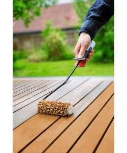 Nespoli Minirullo Teflon 6 cm per Pittura Legno - Manico Soft Touch