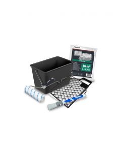 Nespoli Kit Secchio Tinteggiatura 12L - Rullo, Pennello e Telo 10mq