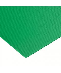 Lastra polionda polipropilene verde 100x200 cm spessore 2,5 mm