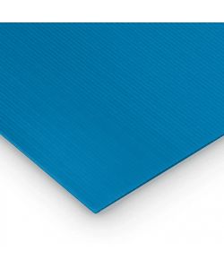 Vetronova Lastra polionda blu 50x100 cm spessore 2 mm in polipropilene