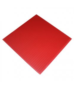 Lastra polionda polipropilene rosso 100x200 cm spessore 2,5 mm