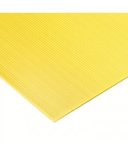 Lastra polionda polipropilene gialla 100 x 200 cm spessore 2,5 mm