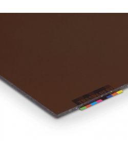 Vetronova Pannello Polistirene Marrone 100x200 cm Finitura Liscia 2,5 mm