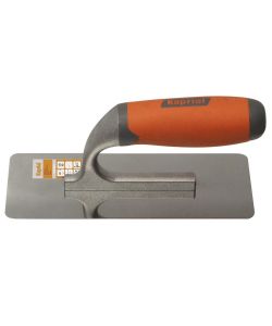 Frattone inox mignon 8x20 cm manico ergonomico PVC per intonaco