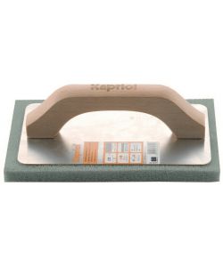 KAPRIOL Frattone Gommaspugna 21x14 cm con Manico in Legno Grigio