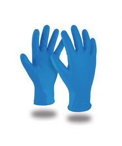 Kapriol Guanti Light in Nitrile Blu Monouso TG.L - Confezione 100 pz