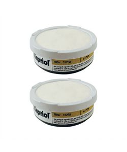KAPRIOL Filtri A1P2R per Maschera Twin Fly - Protezione Vapori e Polveri