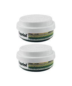 KAPRIOL Filtri ABEK1P3 R per Maschera Twin Fly - Confezione da 2 Filtri