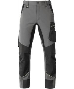 Kapriol Pantalone da Lavoro Dynamic Carpenter Grigio S Slim Fit
