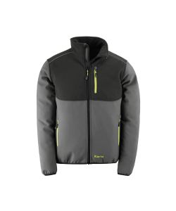 KAPRIOL Giubbetto Softshell Grigio L per Uomo e Donna - Resistente e Leggero