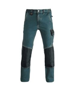 Kapriol Pantaloni da Lavoro Tenere Pro Jeans M Blu Jeans Impermeabili