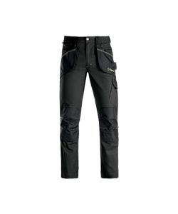 Pantaloni Slick da lavoro nero M