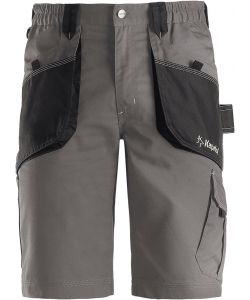 KAPRIOL Pantaloni Corti da Lavoro SLICK Grigi L - Heavy Duty Cotone