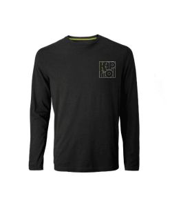 KAPRIOL T-shirt a Manica Lunga Enjoy Nera Taglia S - Stile Urban, Versatile