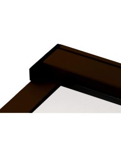 Zanzariera Verticale in Alluminio Marrone - 80 x 170 cm