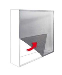 Zanzariera a Strappo Adesiva - Grigio - 250x140 cm