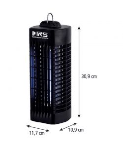 I.R.S. Zanzariera Elettrica 7W Nera Appendibile per Ambienti 20 m�