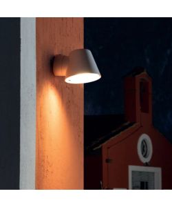 Sovil Applique Moderno GU10 Orientabile Bianco IP65 per Esterni