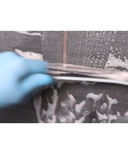 Spazzola per Angoli Grigia in Metallo 23cm - Fessure e Spazi Ristretti