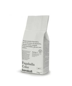 Kerakoll Fugabella Color Bianco Scuro KK 2 - Stucco Resina-Cemento 3kg - Fuga 0-20mm