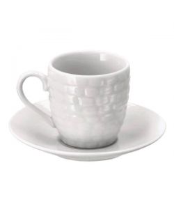Tazza Caff� Porcellana Quadri Pz 6 Ad