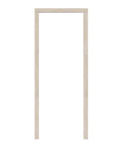 Kit telaio in PVC porta regolabile cedro 110x220 cm per soffietto
