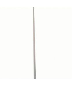 Forte Binario Scorrimento PVC Porta Soffietto 180 cm Bianco Pino 3D