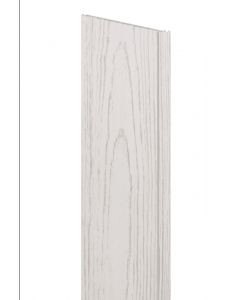 Forte Pannello Aggiuntivo Porta Soffietto PVC Pino Bianco 17,5 cm