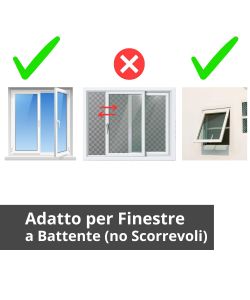 Innoliving Guarnizione Finestra Condizionatore Portatile Bianco 100x400 cm