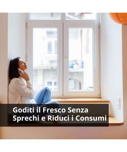 Innoliving Guarnizione Finestra Condizionatore Portatile Bianco 100x400 cm
